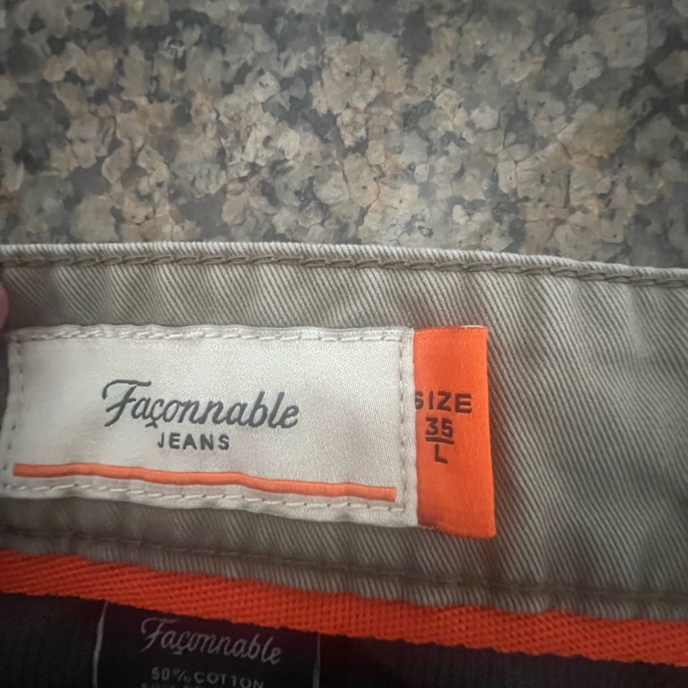 Facconnable and Tommy Bahama Men's Dark Navy and green cordaroy pants- 2 pants!! - Picture 7 of 9